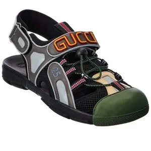 ✨ HP ✨ GUCCI Mesh Fabric Mens Tinsel Sport Sandals GUCCI Tinsel Sport Sandals Multicolor | Size 37.5 - MTYCI  main image 4